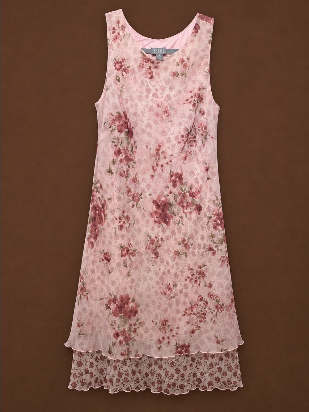 M Rabbit Rabbit Rabbit Women's Pink Floral A-Line Skirt - Picture 8 of 8